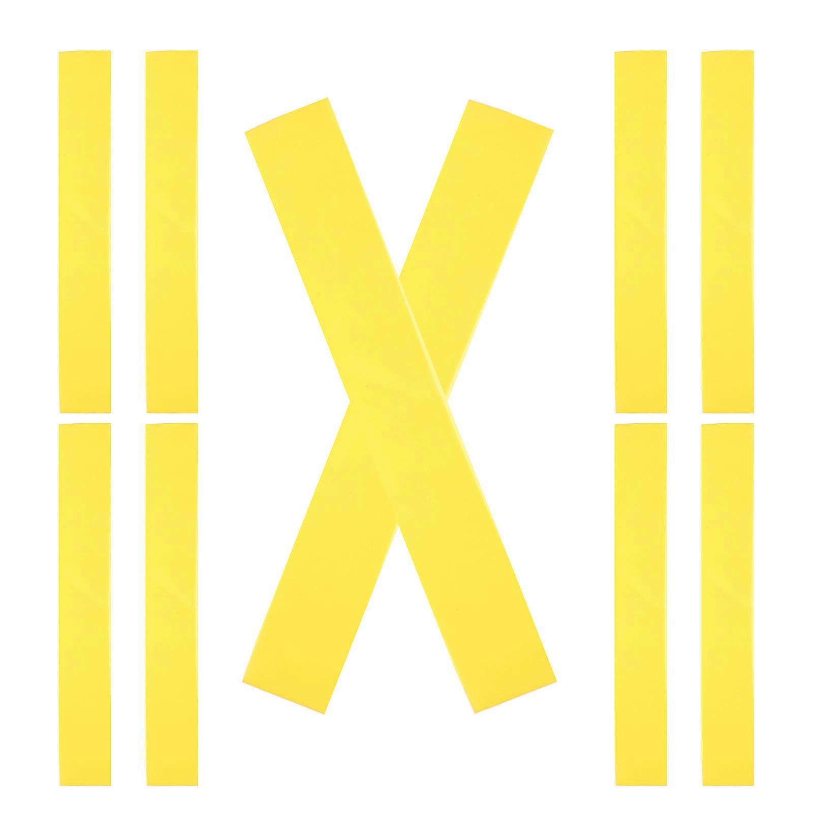 Chair Bands For Kids 50 Pcs Colorful Elastic Bands Leg Relaxing Perfect For Classroom Use Yellow Size 11.8X2X0.2in