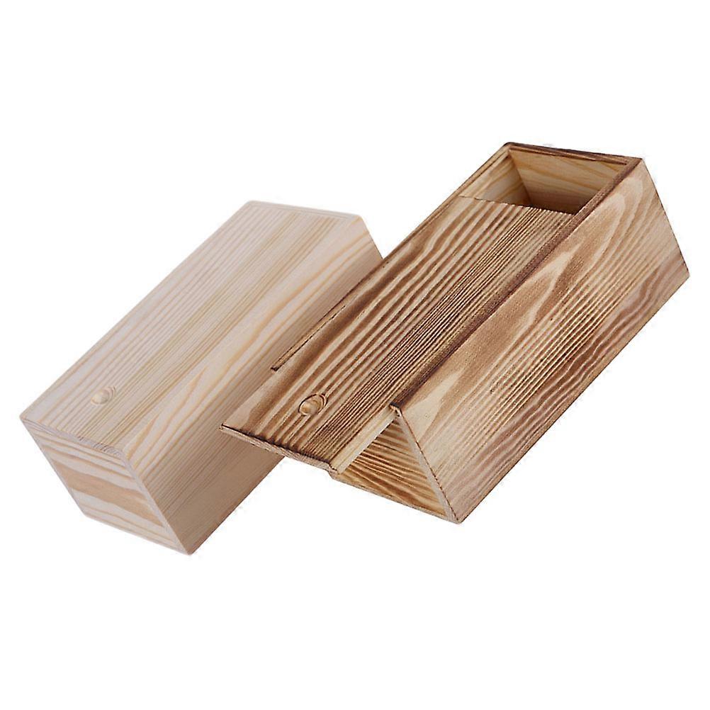 Assorted Color Wooden Jewelry Collection Box for Storage 4Pcs