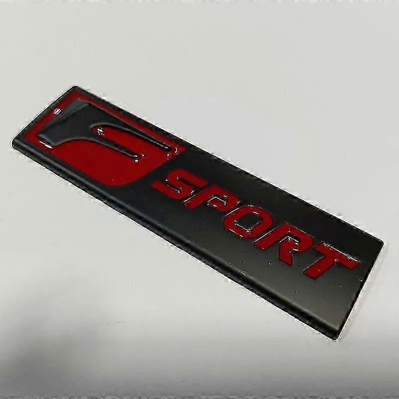 3D معدن أسود أحمر شعار F SPORT شعار FSPORT لوحة سيارة الحاجز شارة الجذع صائق للكزس F SPORT Stikcer الملحقات
