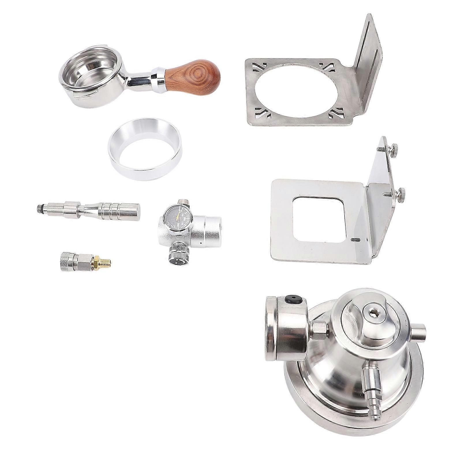 Portable Stainless Steel Pneumatic Coffee Maker with Gauge