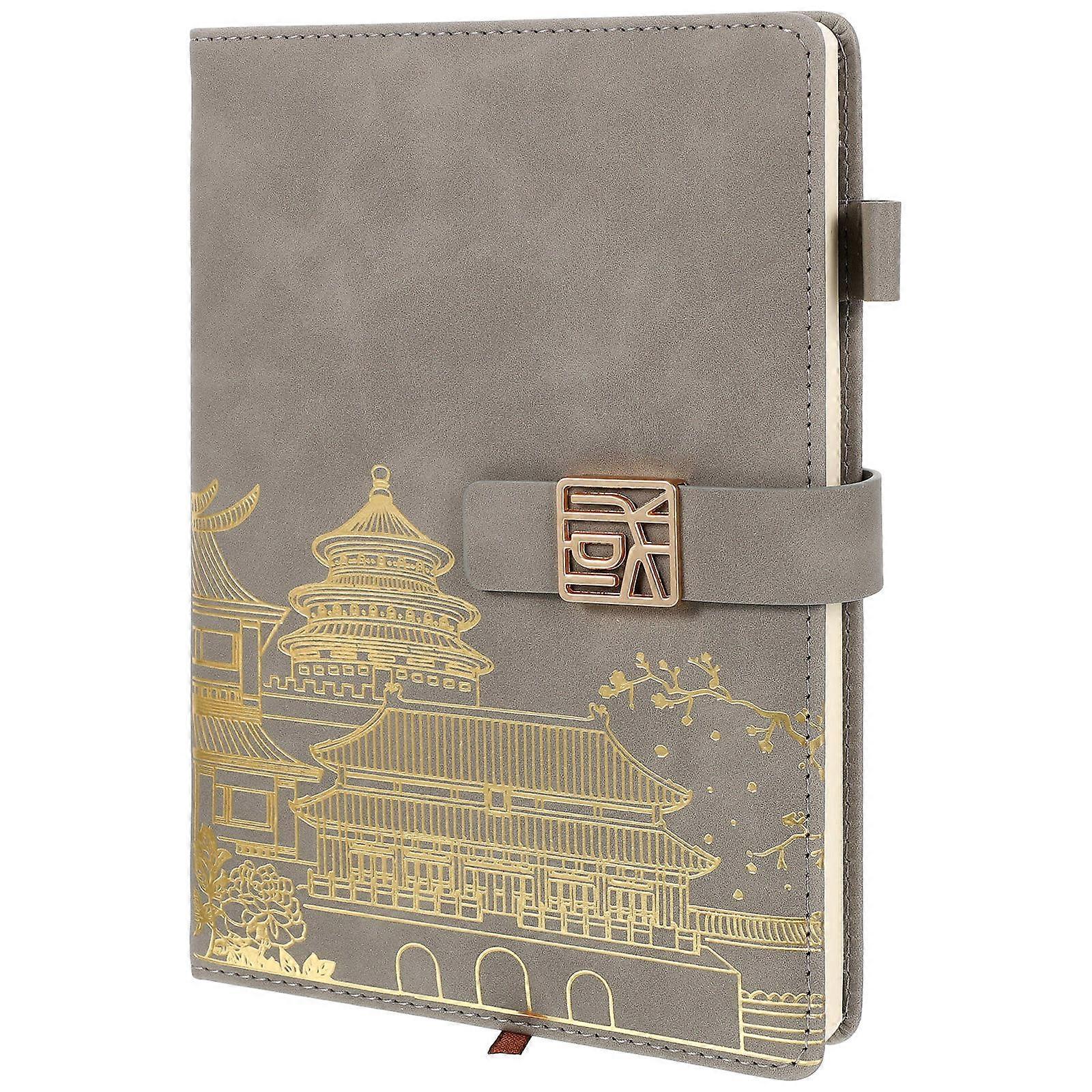 Vintage Planner Notebook for Writing Thickened Planner Notepad Portable
