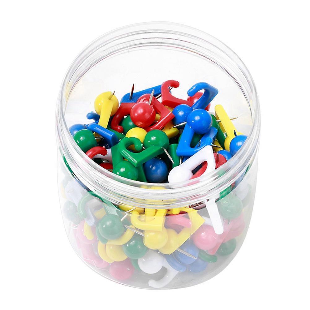 Map Pin Plastic Push Pins for Home Use 200Pcs Assorted