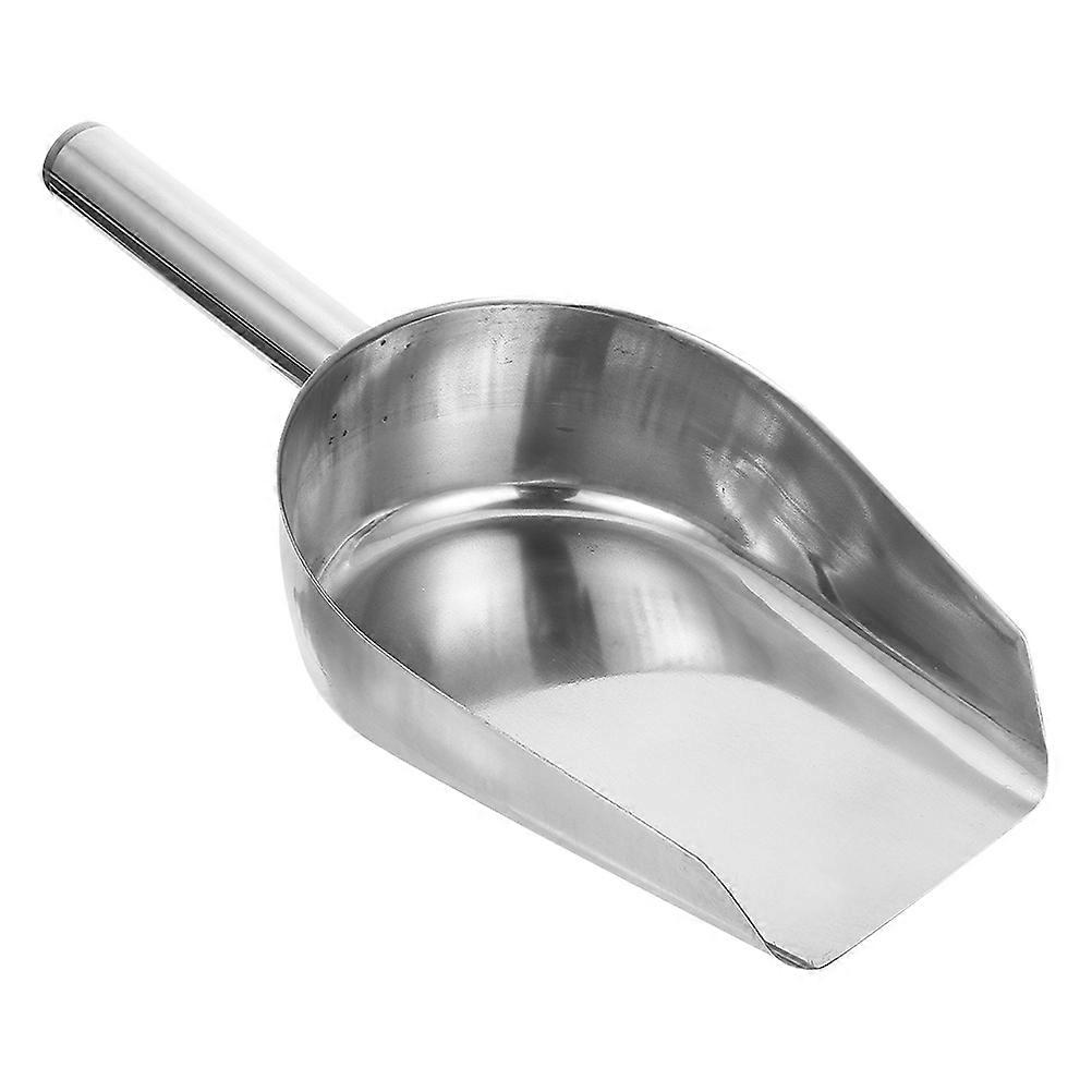 Multi-Functional Food 3Pcs Bar Tool Smooth Surface Kitchen Handling Flour Ice Scoop Silver Color