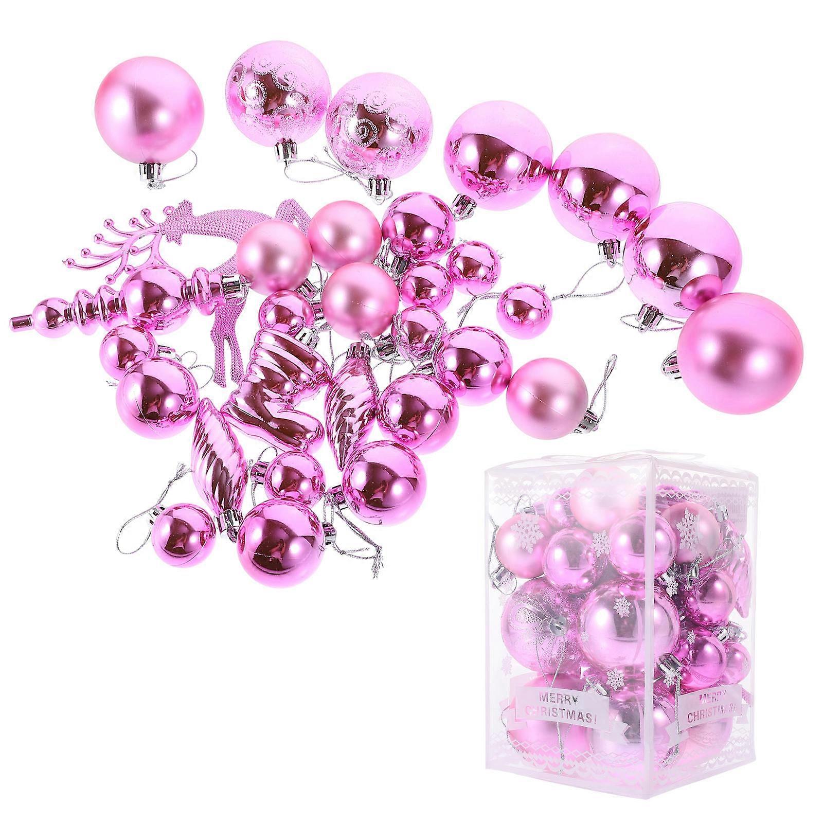 Balls Ornaments for Tree Hanging Decoration 90Pcs Set