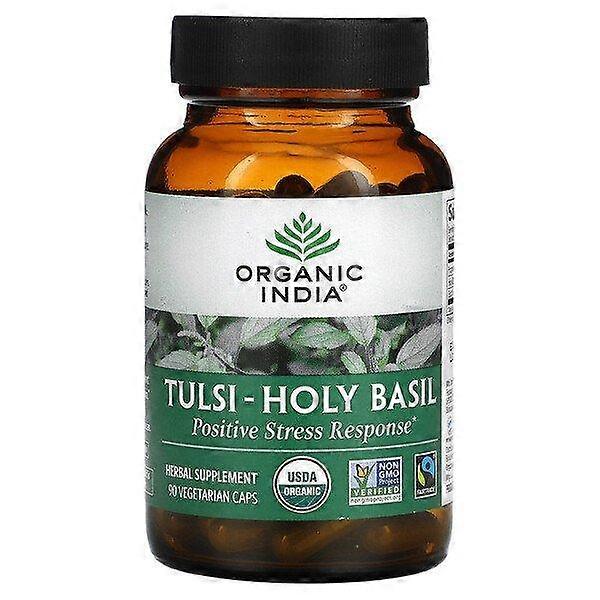 Organic India, Tulsi-Holy Basil, 90 Vegetarian Caps