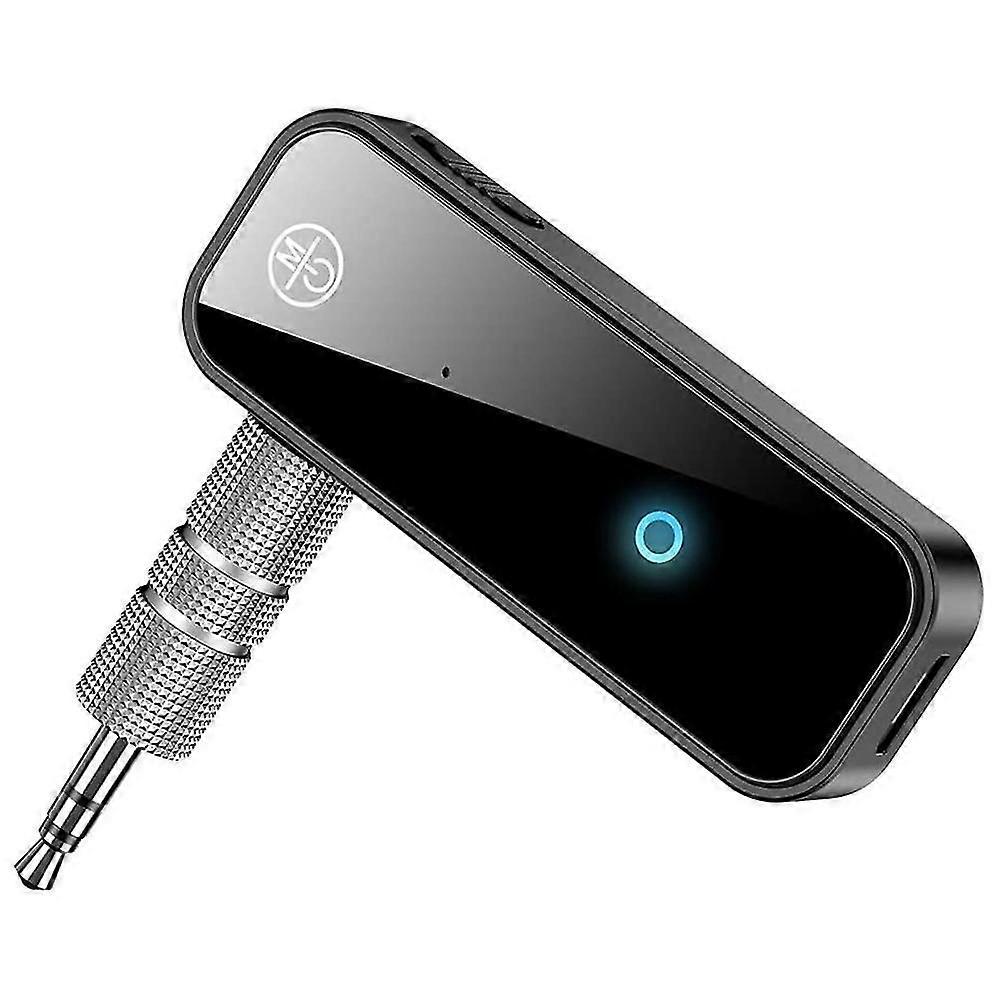 Bluetooth 5.0 Adapter 3.5mm Jack Aux Reciever, 2-In-1 Wireless Transmitter & Receiver for Streaming Audio of TV, PC