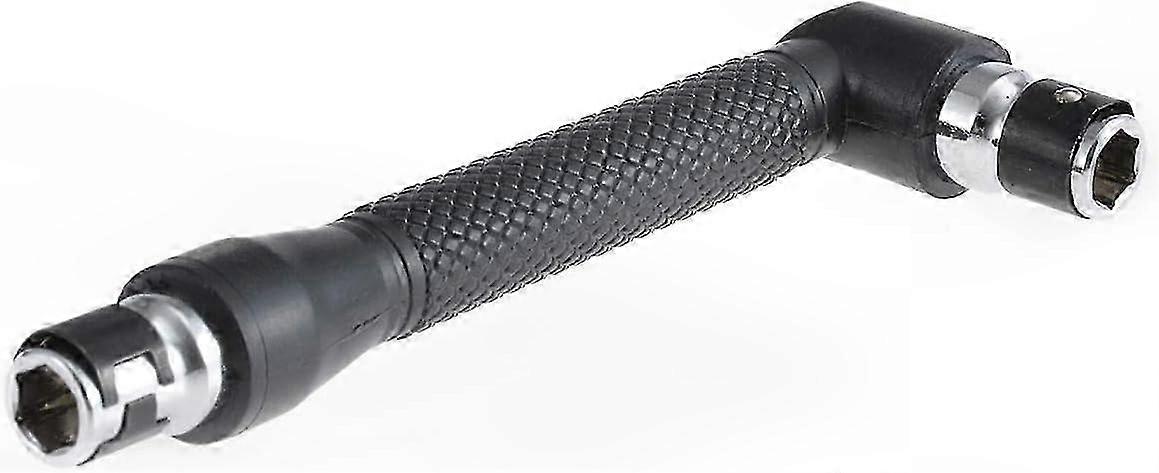 1/4" L-Shape Socket Wrench Set with Extension Handle and Screwdriver Bits