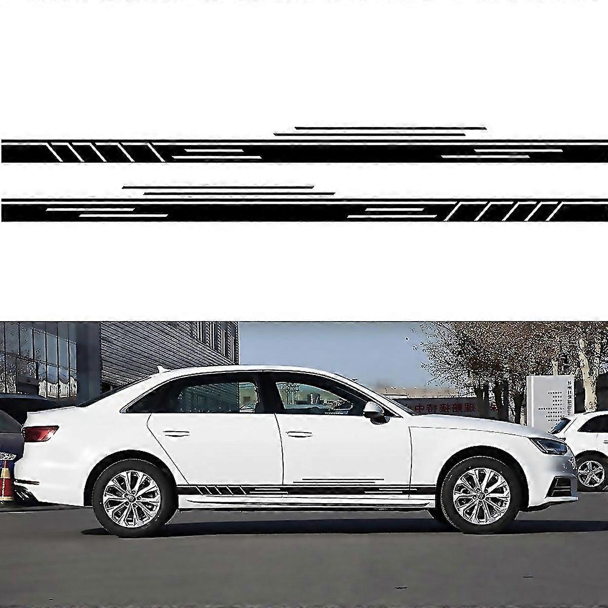 For 2 Pcsset D932 Stripe Pattern Car Modified Decorative Sticker