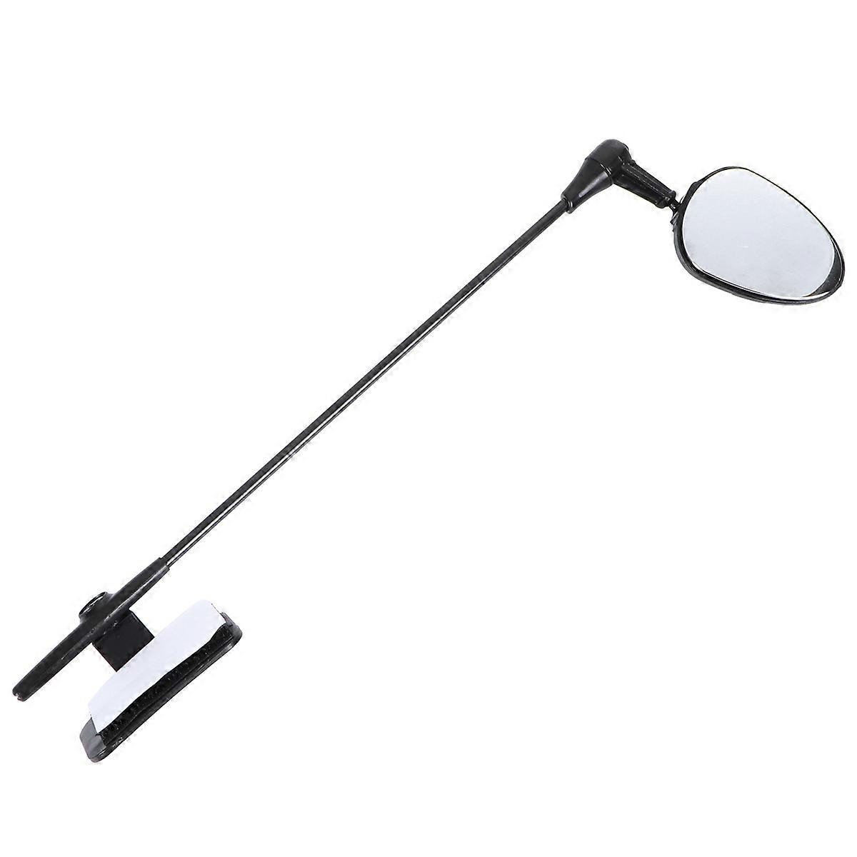 Adjustable Bike Mirror Lightweight 360° Rotational Foldable Clear Metal ABS Electroplating 1Set