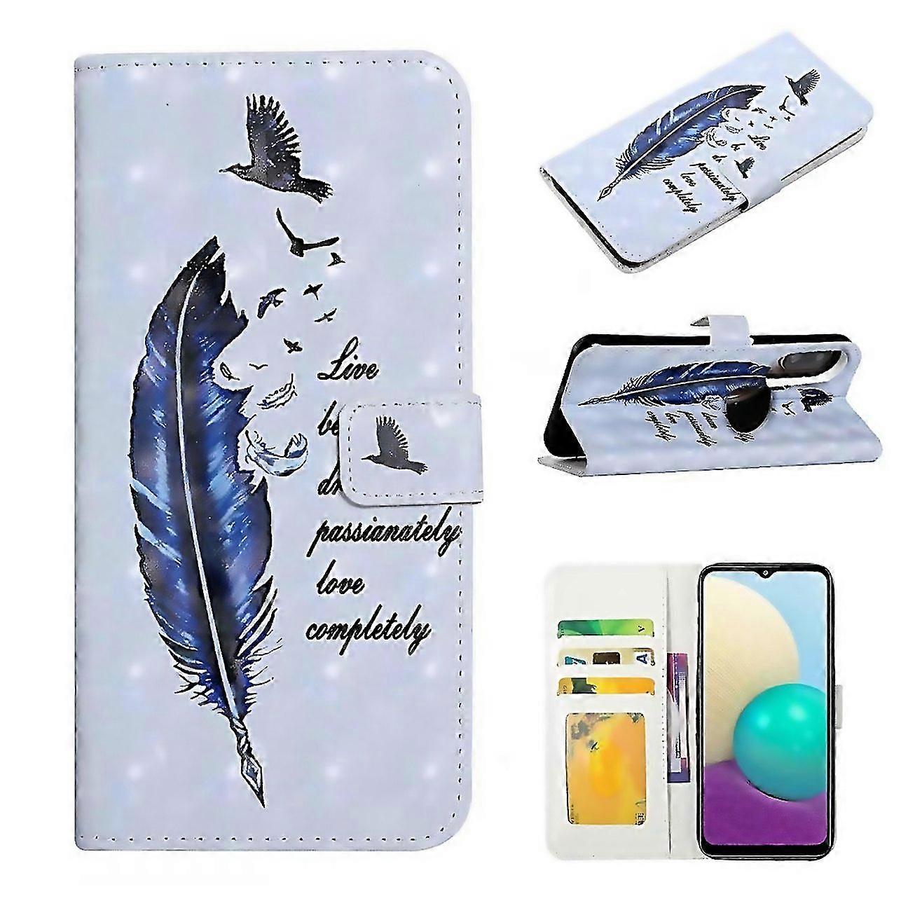 For Oil Embossed 3d Drawing Leather Phone Suitable For Everyday Use