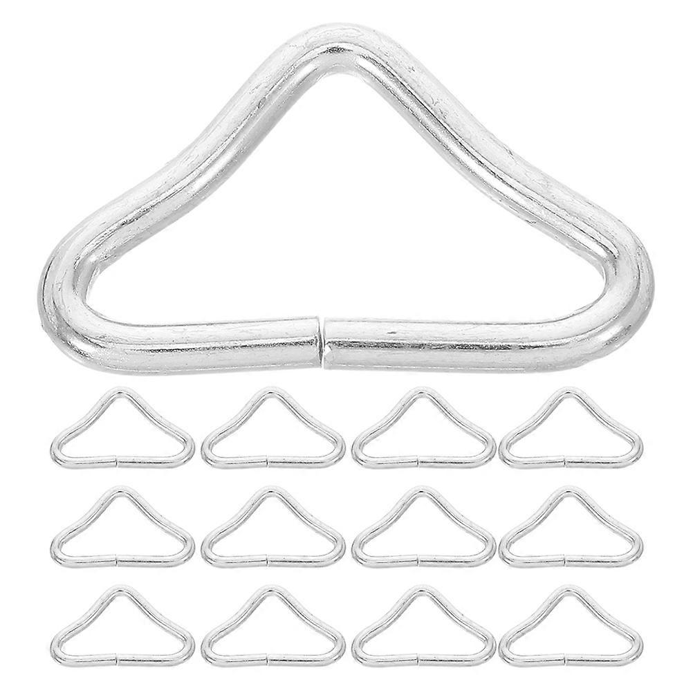 Trampoline Triangle Rings Metal Triangle Buckles for DIY Replacement 100Pcs