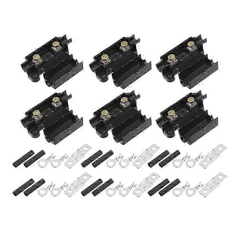 ANS Fuse Holder Kit for Dual Battery System, Fuse Holder, Tube Terminals, Pre Cut Heat Shrink Sleevi