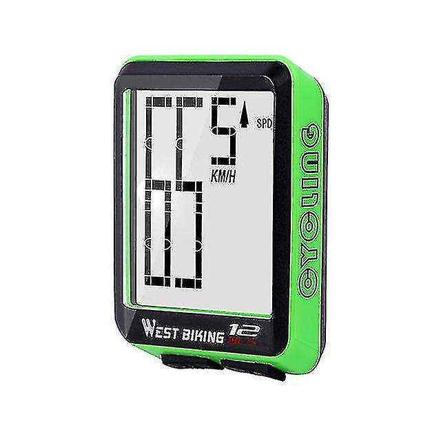 Bicycle Computers Wireless Bike Computer Bicycle Speedometer Waterproof Lcd Stopwatch Backlight Automatictime Wake-up