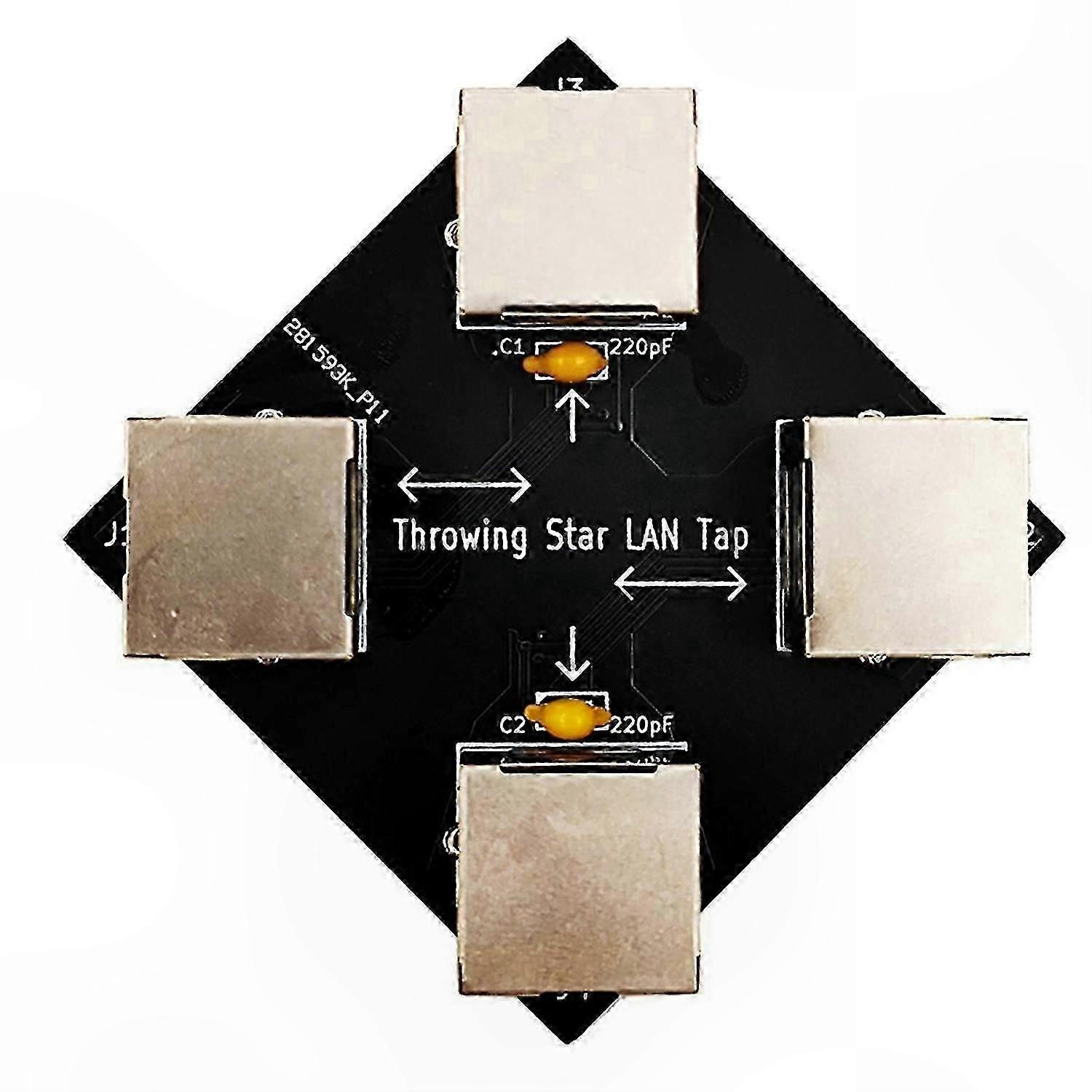 Passive Ethernet Tap for Network Monitoring and Packet Capture Replica Tool