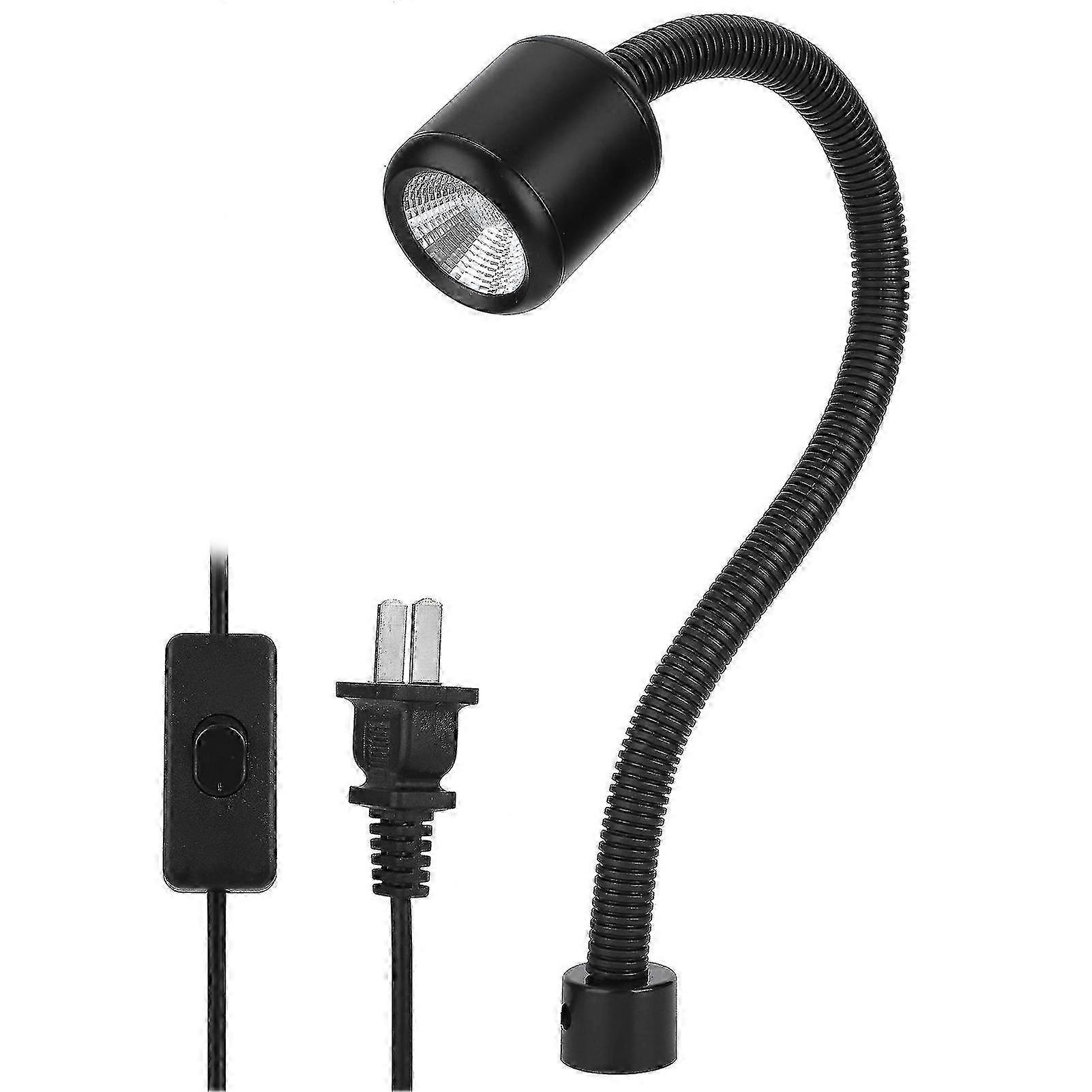 25-26 12w Led Magnetic Work Light Flexible Gooseneck For Machine Tools Lathe Industrial Lighting Us 110?220v