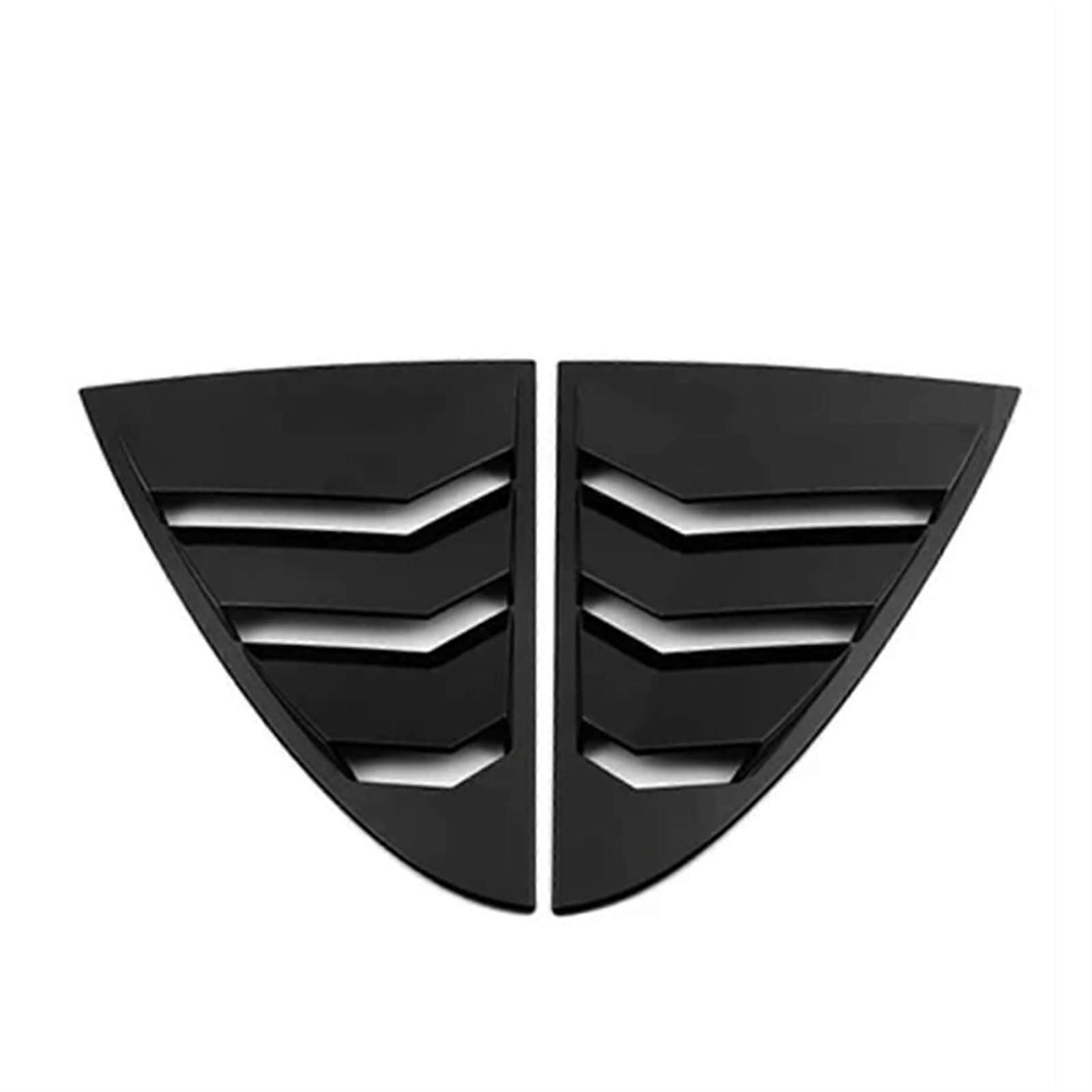 Car Rear Window Louver Shutter Trim 2pcs for AClass W177 2019 2020 2021 Privacy Shade Black