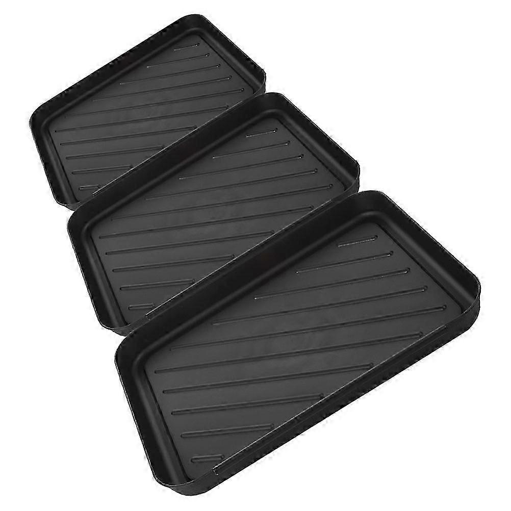 Multi-functional plastic boot tray for storage with non-slip design 3 pcs