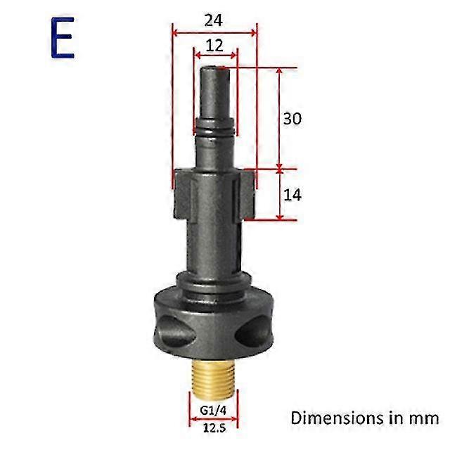 Snow Foam Lance Adapters Foam Nozzle Fittings for Lavor Elitech Sterwins Vax Hammerflex Karcher AR Bosche Nilfisk Black Decker 25-26