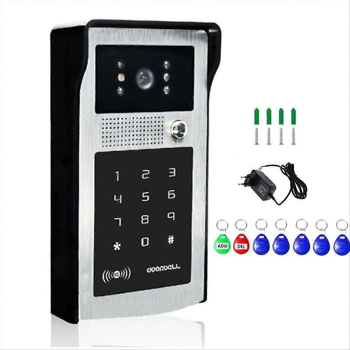 Système de sonnette vidéo Wifi intelligent Tuya 1080P interphone vidéo sans fil Caméra WIFI extérieure Carte RFID