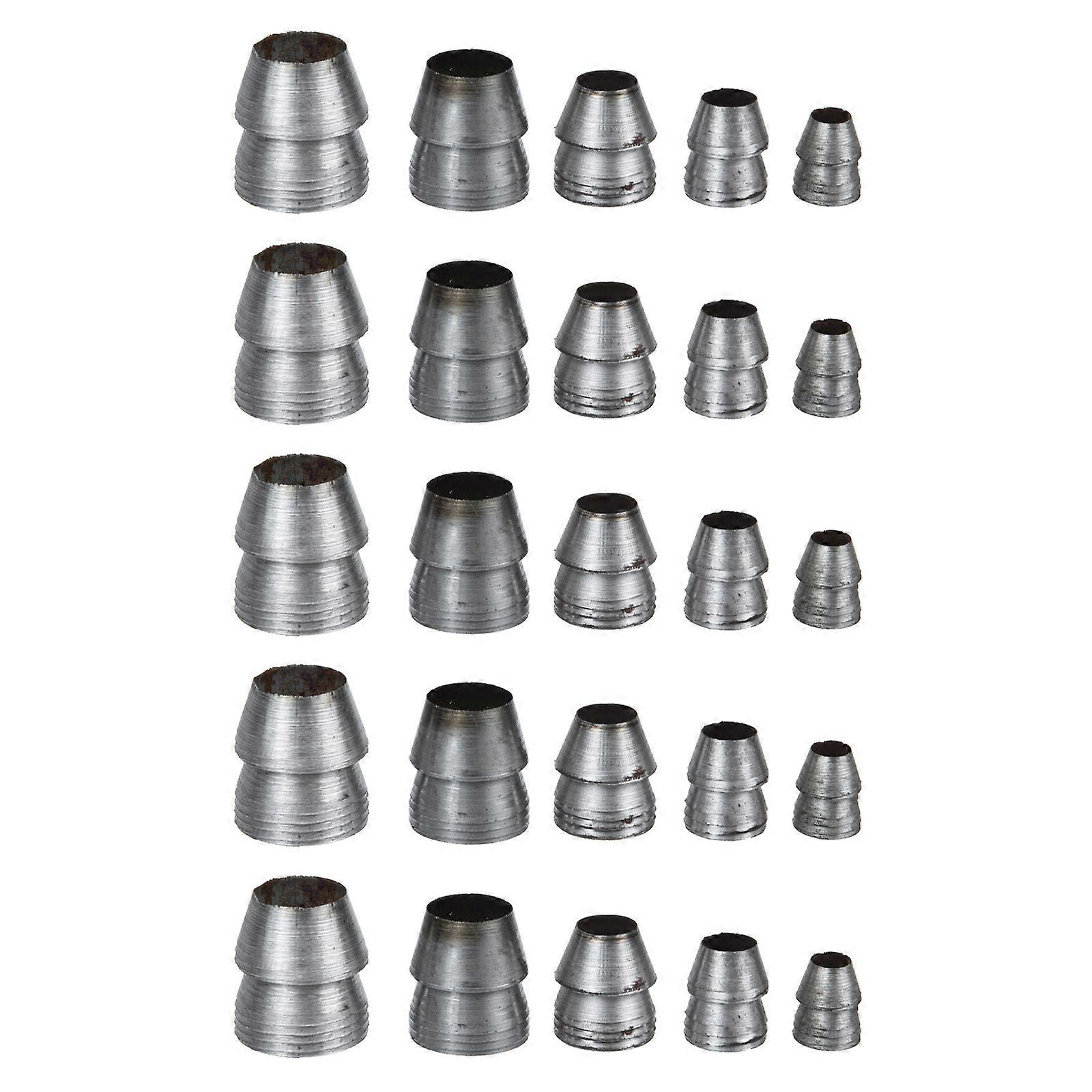 25Pcs Practical Round Steel Wedge for Axe Claw Hammer Round Handle Wedges