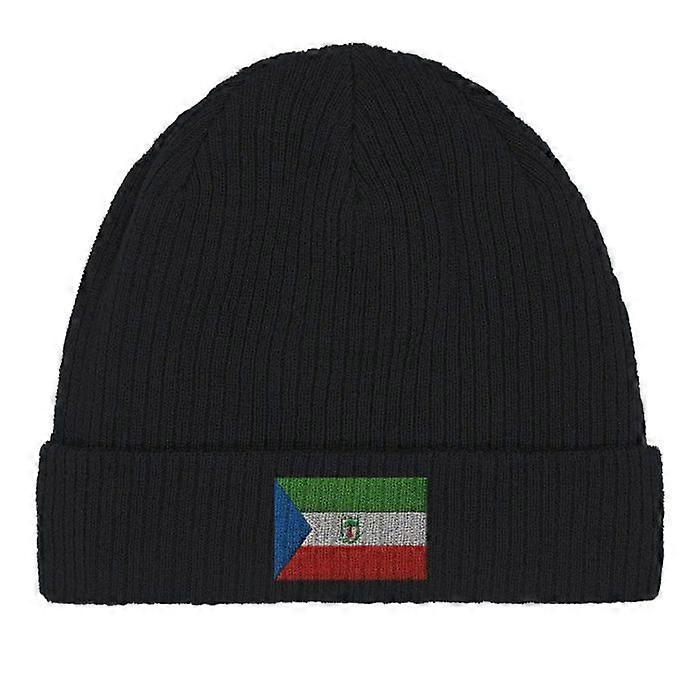 Equatorial Guinea Flag Cap in Black