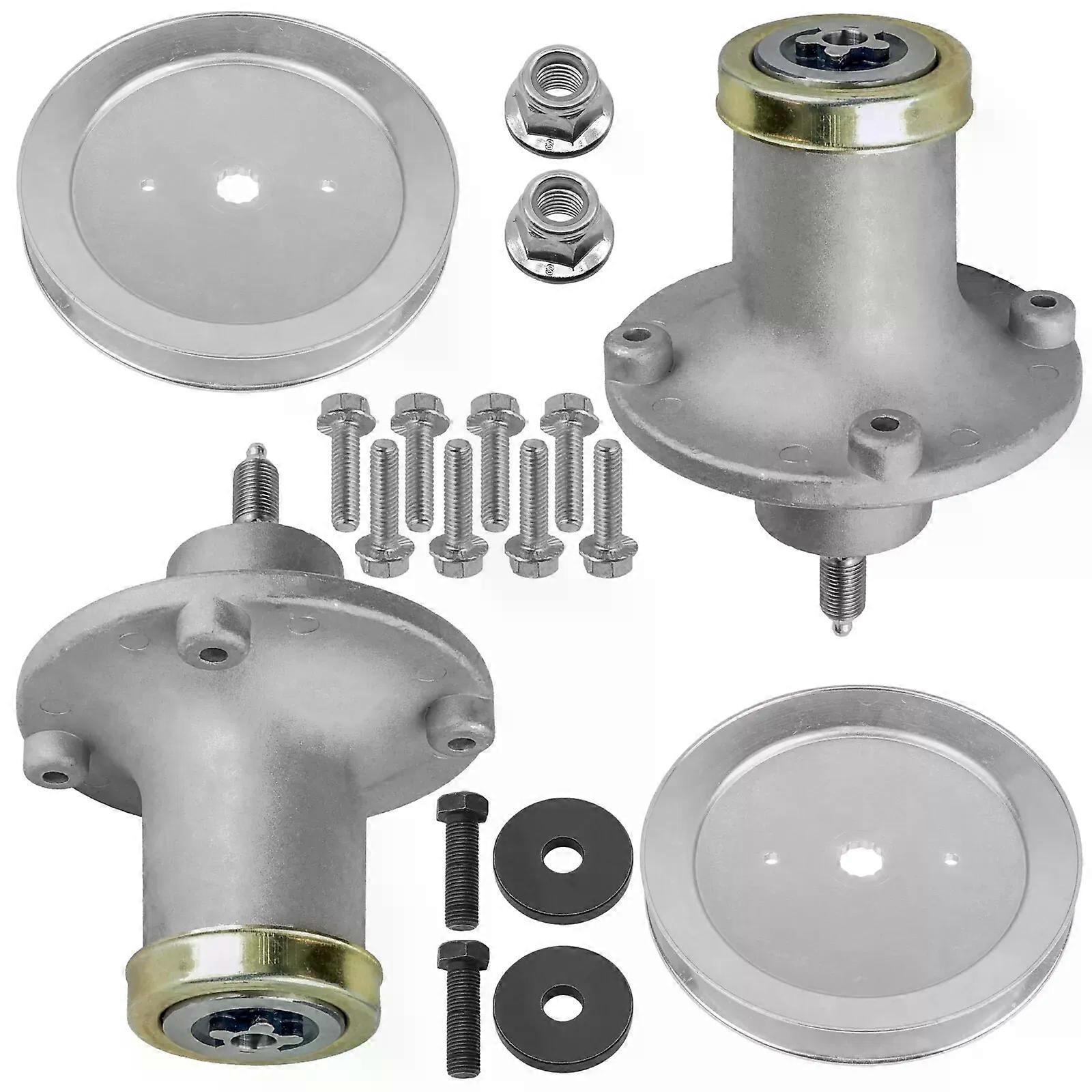 2 Spindle Assembly with Pulley fits RedMax RZT61X / RedMax CZT61 Zero Turn Mower NO.92791