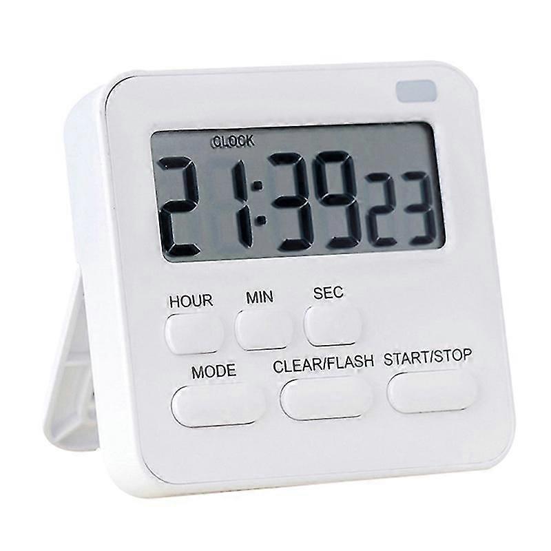 With Flashing Light Timer Cooking Kitchen Sport Study Alarm Clock Big Digits