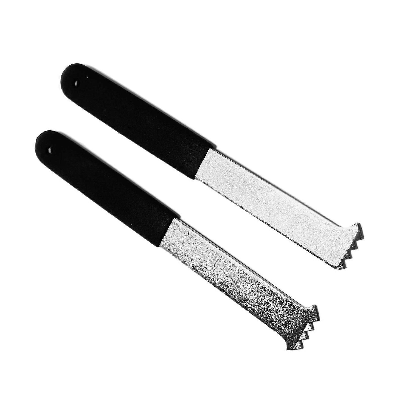 Practical 2 Piece Pavers Pulling Tool with Ergonomic Grip Tile Removal Tool for Efficient Lawn and Patios Renovations Multicolor