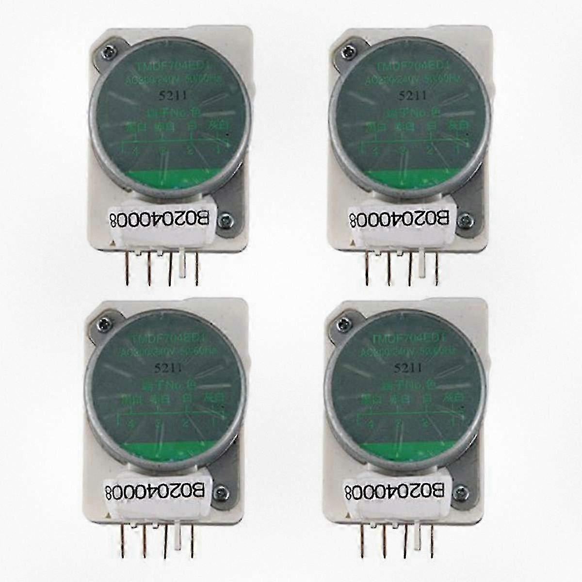 Refrigerator Mechanical Defrost Timer Replacement Part TMDF704ED1 (4 Pieces)