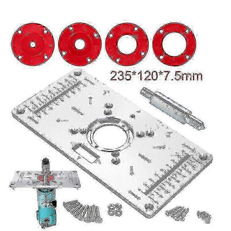 Innsatsplate for overfresbord for Makita RT0700C 235mm
