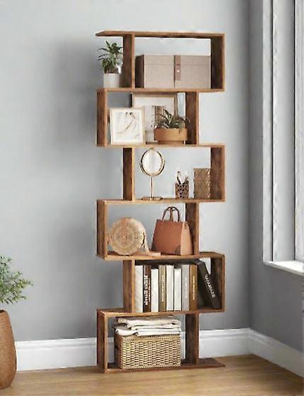 6-Tier Modern Style Bookcase Shelf - Storage Unit