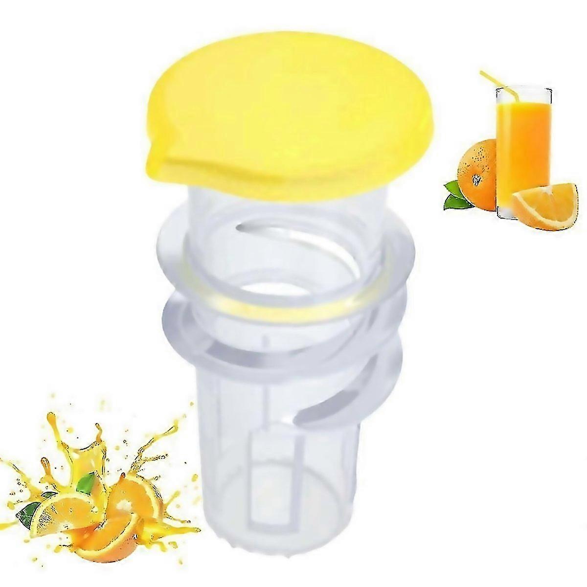 For Screw Top Lemon Squeezer Manual Citrus Press Portable Handheld Juicer With Lid Nonslip Base Oran