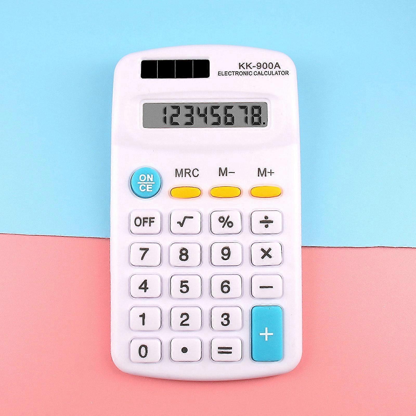 YMARPT Mini 8-Digit LCD Calculator, Battery-Powered, Pocket-Sized, Compatible with Desktop, Home, Office, School Use