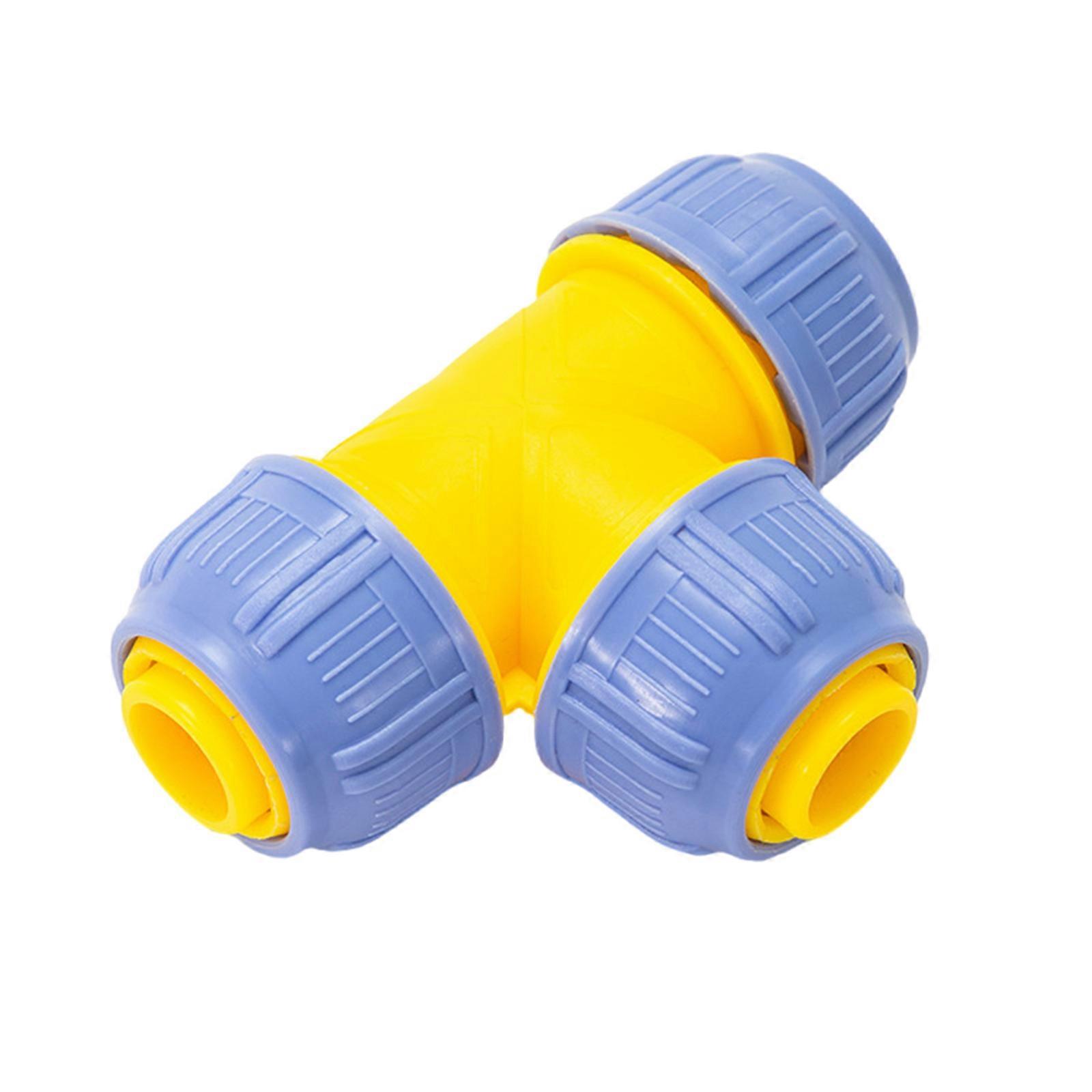 16mm Pipe Joiner Garden Tap Water Hose Connector Practical PP Faucet Fitting Accessories for Home and Industrial Use Multicolor