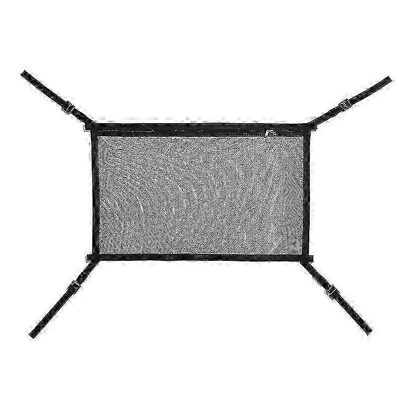 Car Ceiling Cargo Net Pockets Car Roof Bags Polyester Suspended Debris Storage Net Edition 1110