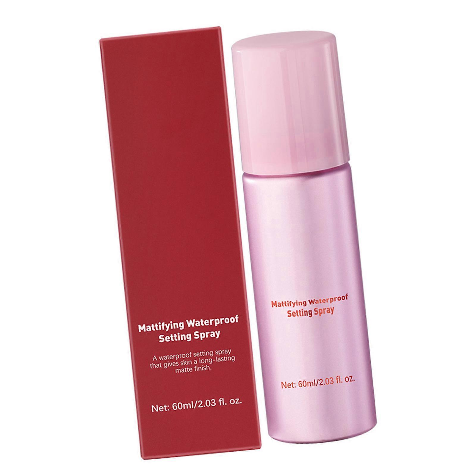 Matte Look Setting Mist Water Resistant For Extended Makeup Wear Gentle on Skin 60ml Waterproof Matte Sprays Multicolor