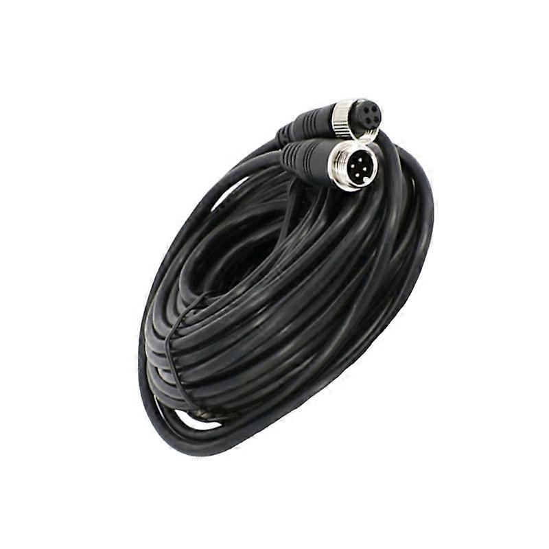 Double Defended 4Pin Automotive Cable for Rear View Camera and Display Multicolor