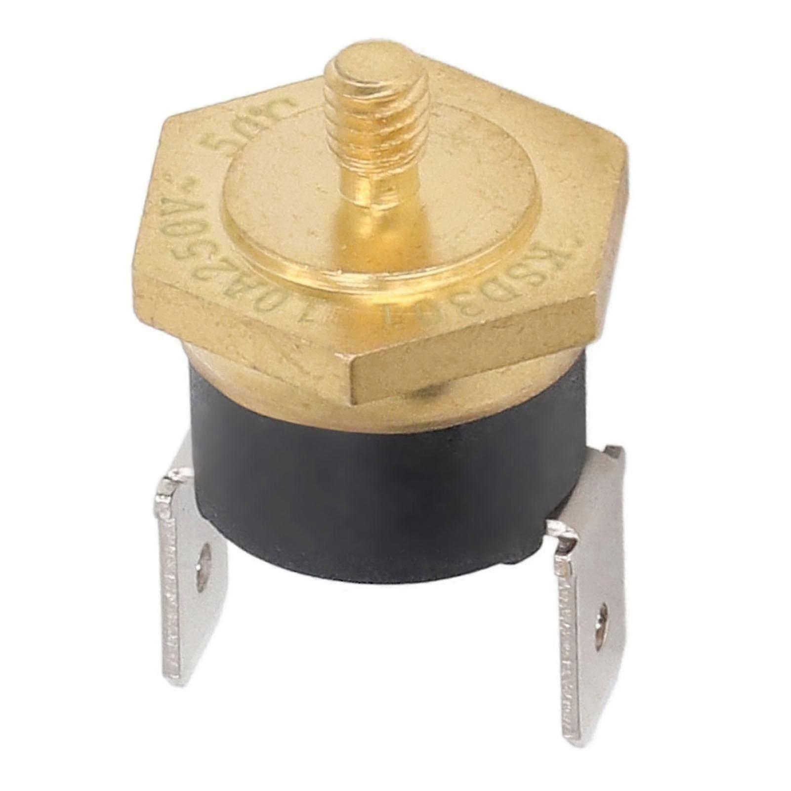 5 قطع ترموستات نحاسي KSD301 ، مفتاح درجة حرارة قرص ثنائي المعدن ، مغلق عادة ، M4 ، 250 فولت (40)