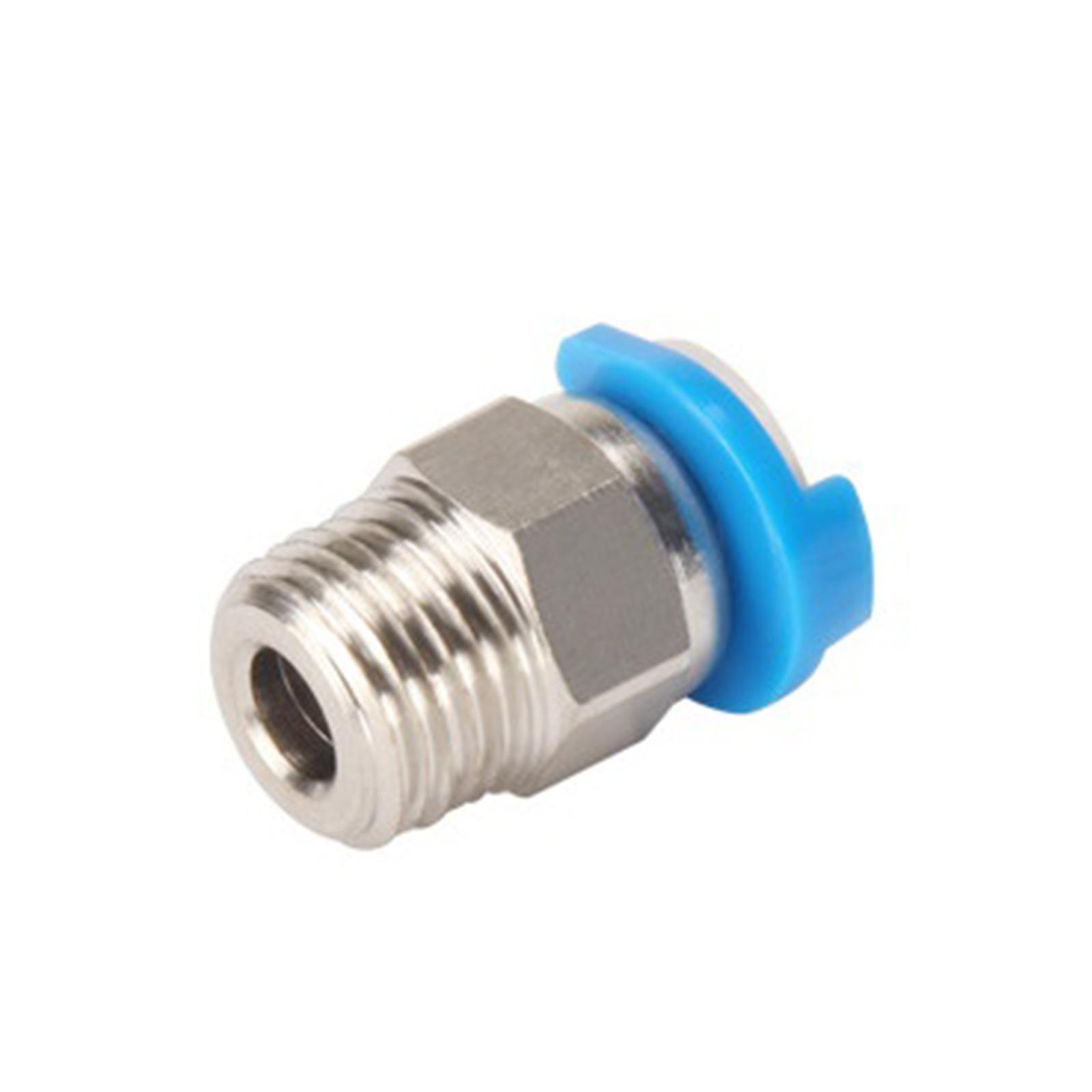 3D Printer PC4-01 Pneumatic Straight Connector M10 Thread V6 Fitting Stainless