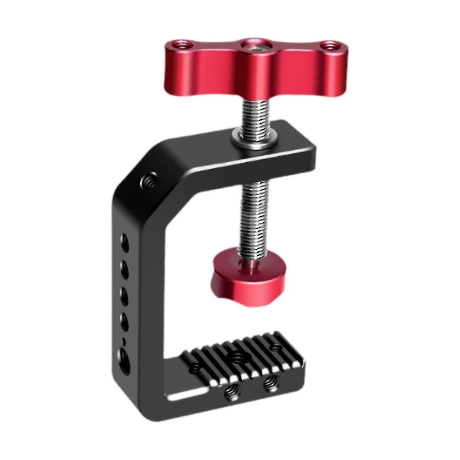 Camera Clamp Mount Tripod Fixing Clip Multifunctional Adjustable Camera Mount