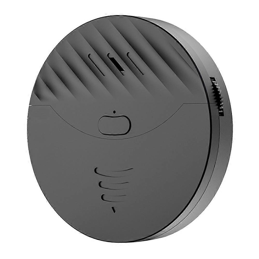 Tuya Smart WiFi Alarm Door and Window Vibration Sensor Security Protection Alert Works with Alexa, Smart Life(Black)