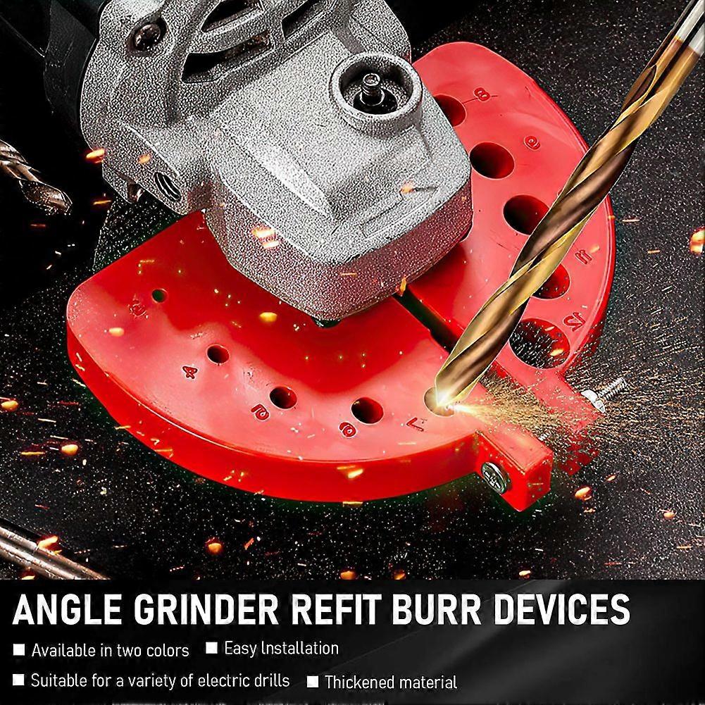 2pcs Drill Bit Sharpener,Drill Bit Grinding Attachment-Drill Bit Sharpeners,Multi-Specification Giant Drill Bit Grinding