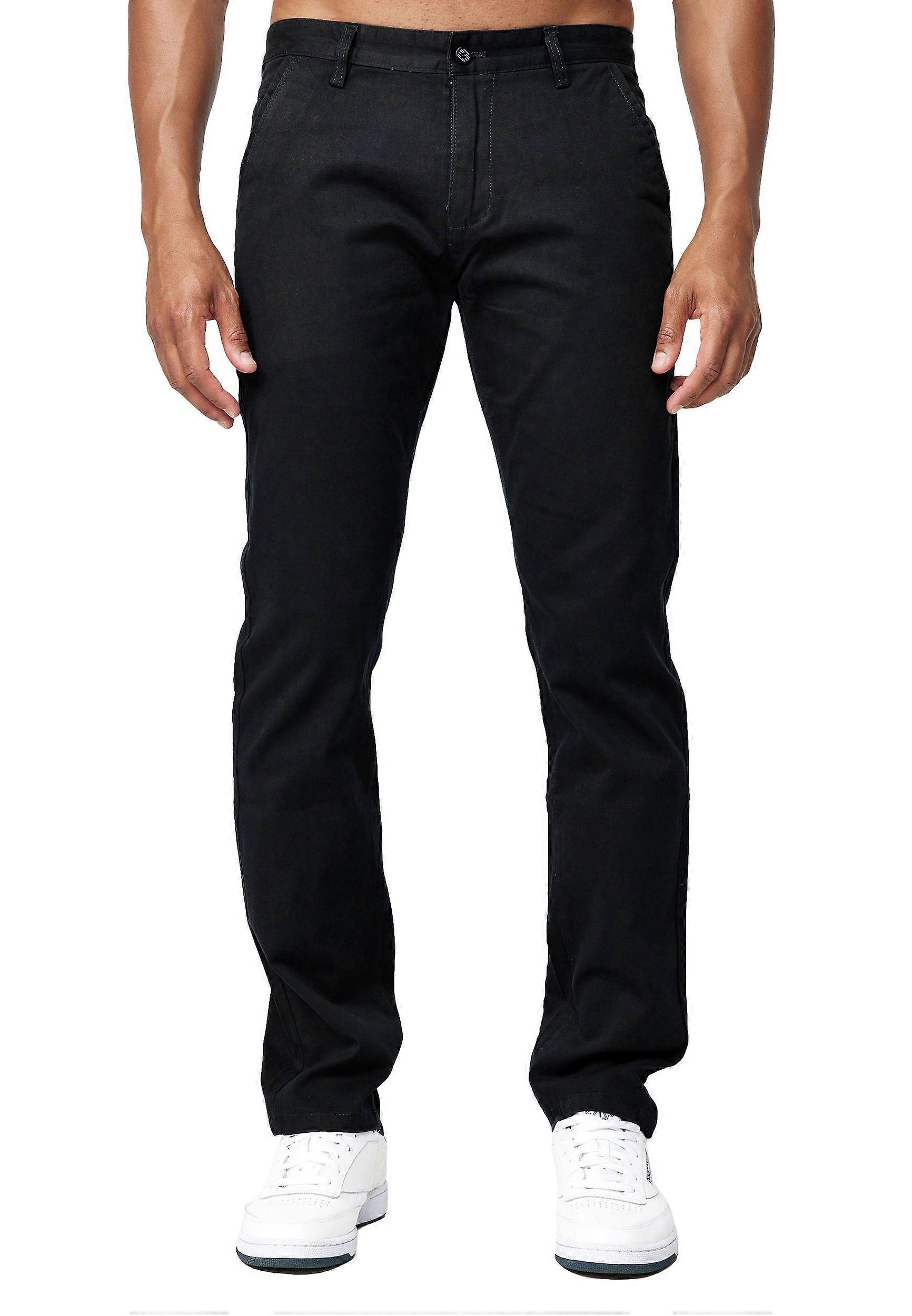 Herren Stretch Chino Hose Basic Denim Jeans Pants Regular Design Giani