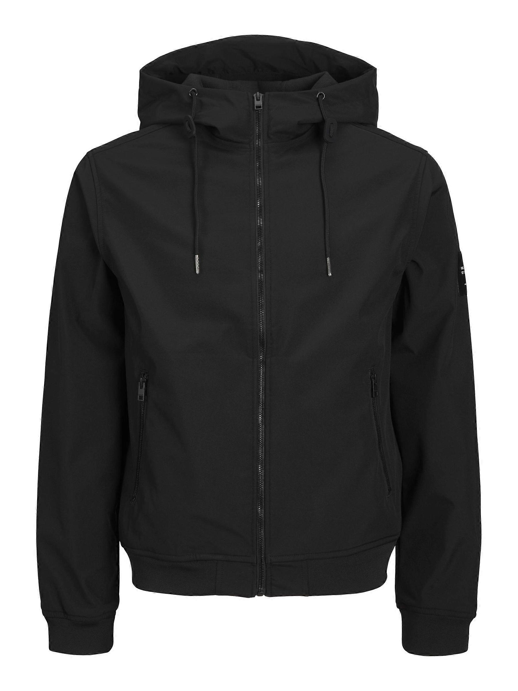 JACK&JONES Softshell jas voor heren Transition bomberjack met capuchon JJEBASIC
