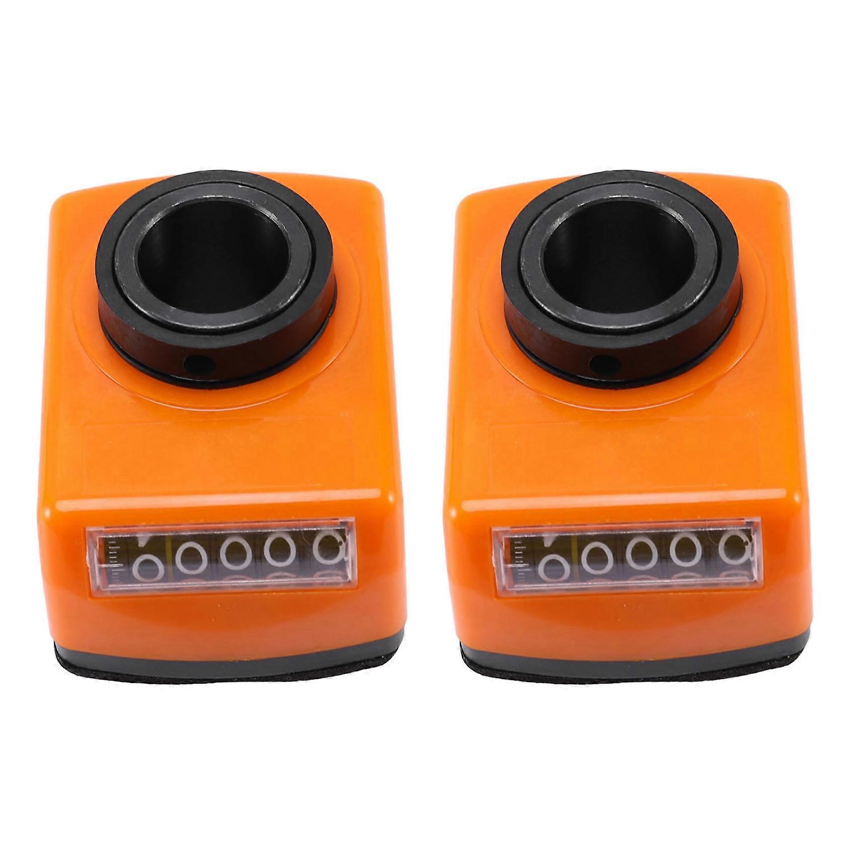 2X Machine Lathe Part 20mm Bore Digital Position Indicator Orange