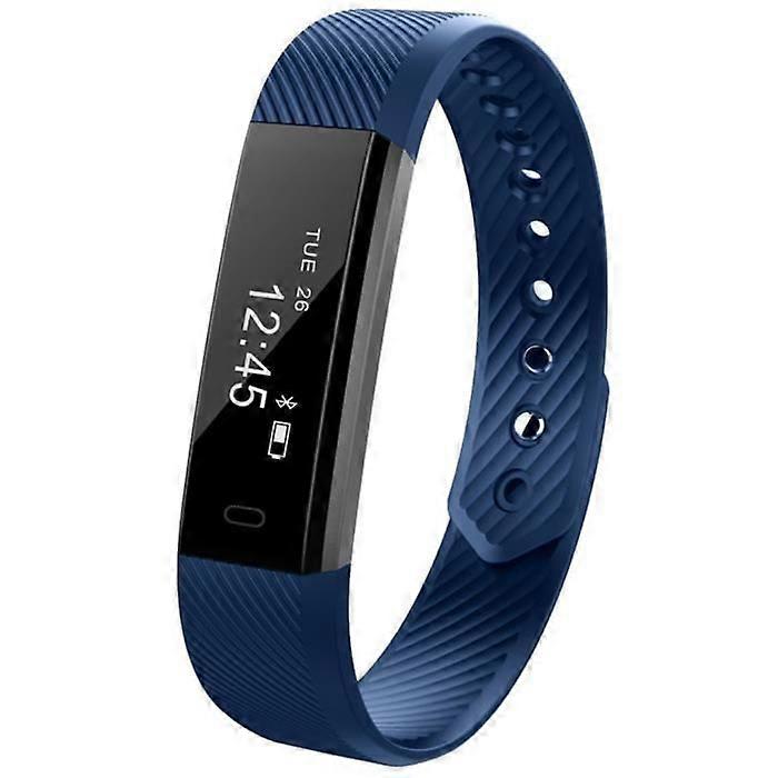Bluetooth Bracelet Smartwatch - ELENXS - ID115 - 0.86" OLED Screen - Bluetooth V4.0 - Blue