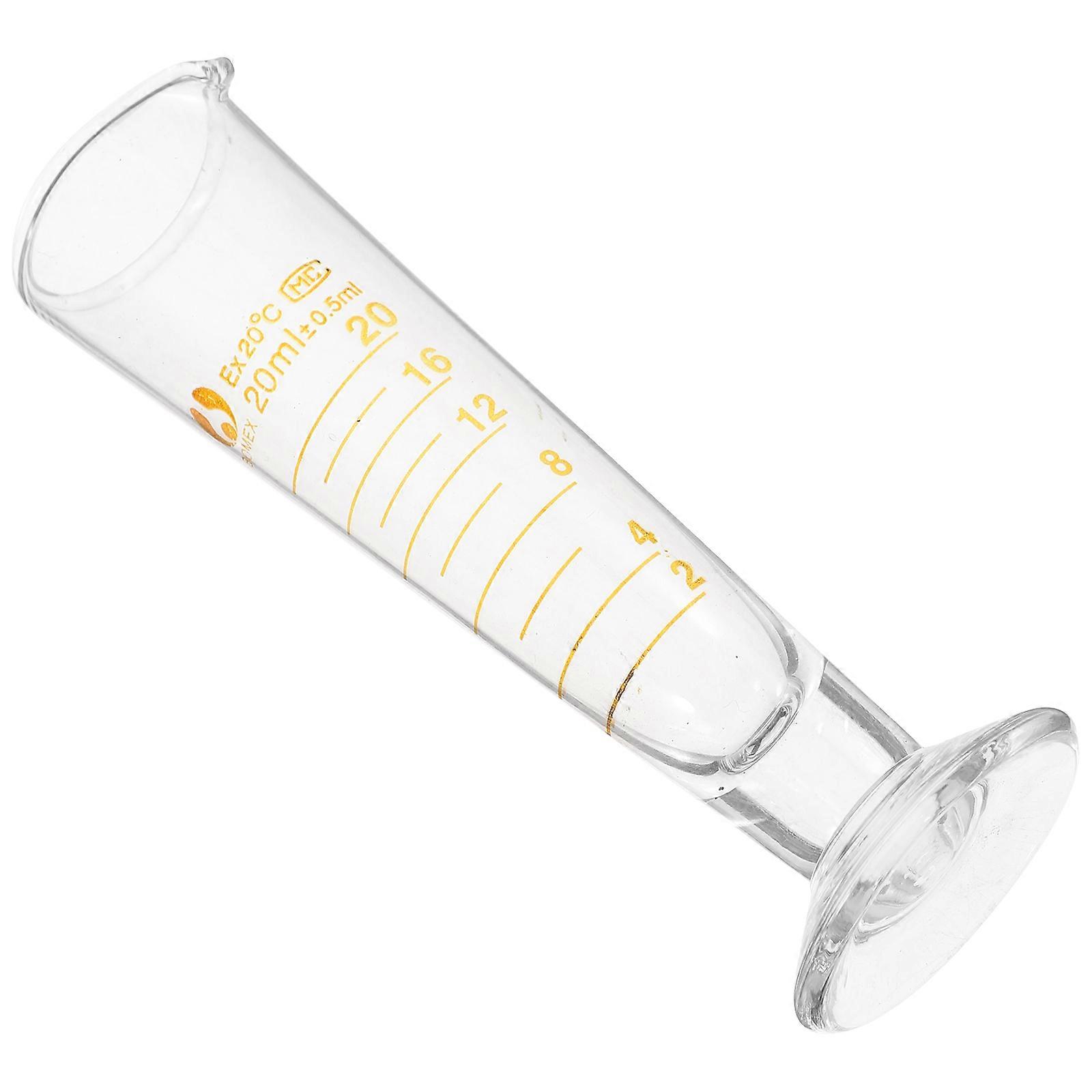 Laboratoriemåttbägare Glasmätbägare Kemiglasbägare Triangulär bägare