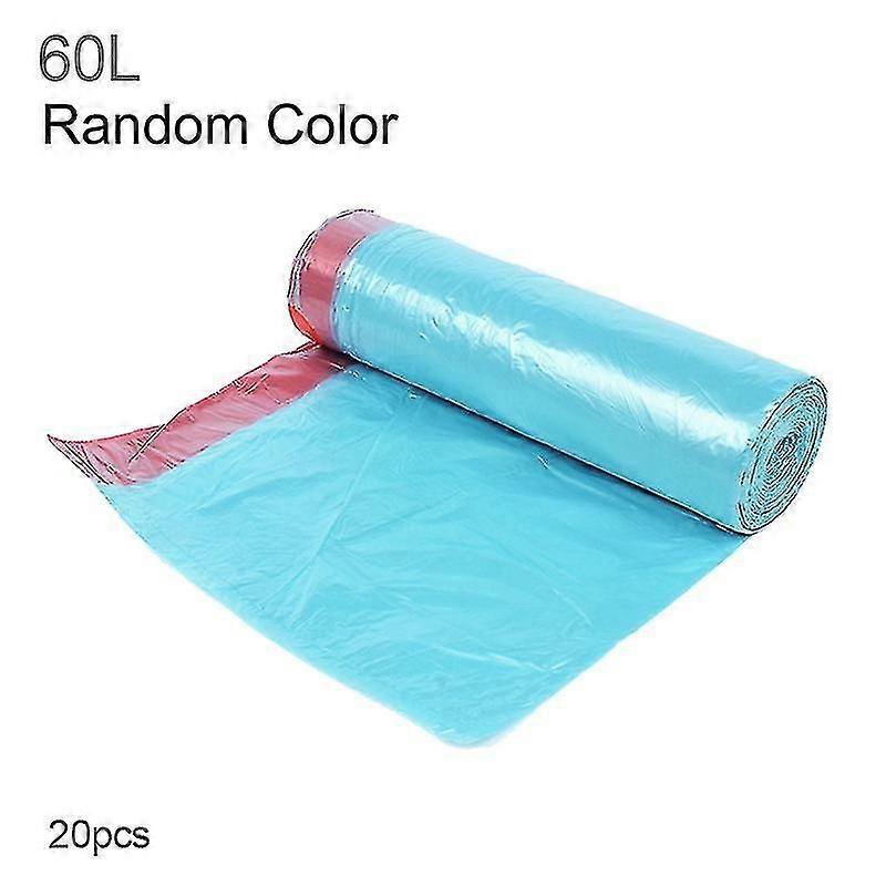 20pcs Thick Auto Drawstring Trash Garbage Bag for Kitchen Rubbish