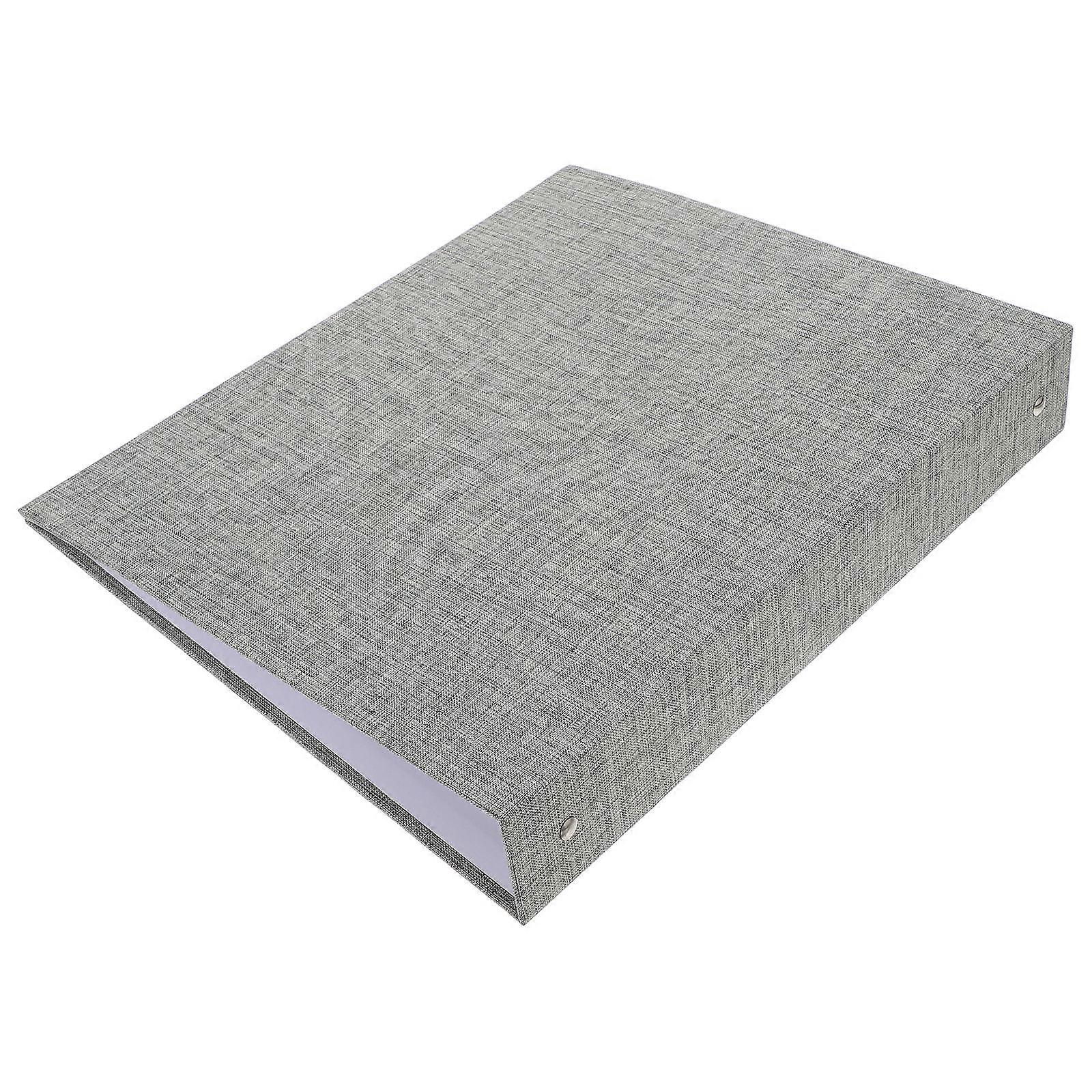 A4 Three Ring Binder with Fabric Cover for Office Document Protection