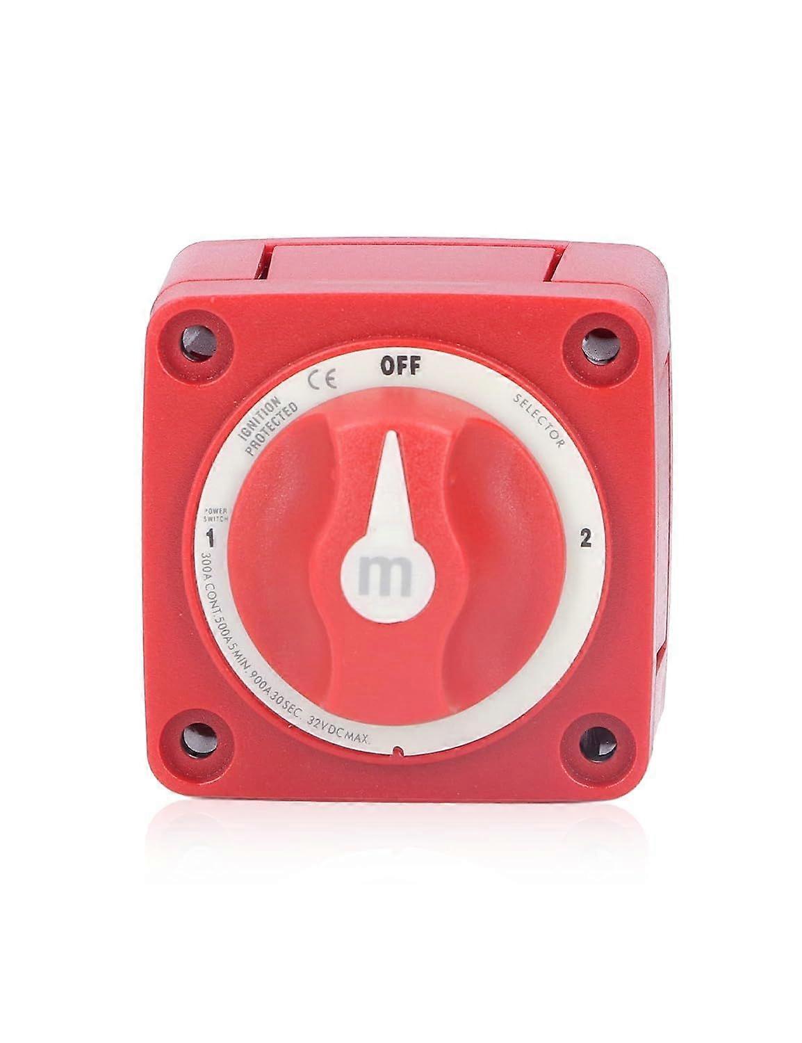 Battery Switch 300A 3 Position Battery Switch, High Sensitivity Dual Circuit